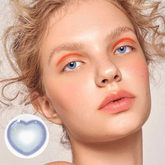 Lentes de contacto de color azul Cosplay Heart Shake